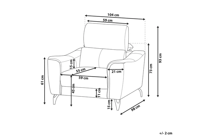 Collessie Fåtölj - Brun - Möbler - Fåtölj & stolar - Fåtölj