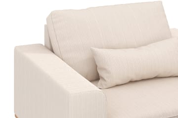 Copenhagen Fåtölj i Manchester med Träben - Beige - Möbler - Fåtölj & stolar - Fåtölj