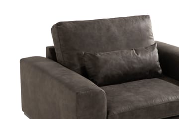 Copenhagen Fåtölj Konstläder - Mörkgrå - Möbler - Fåtölj & stolar - Fåtölj