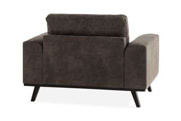 Copenhagen Fåtölj Konstläder - Mörkgrå - Möbler - Fåtölj & stolar - Fåtölj