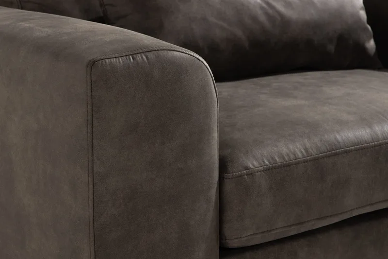 Copenhagen Fåtölj Konstläder - Mörkgrå - Möbler - Fåtölj & stolar - Fåtölj