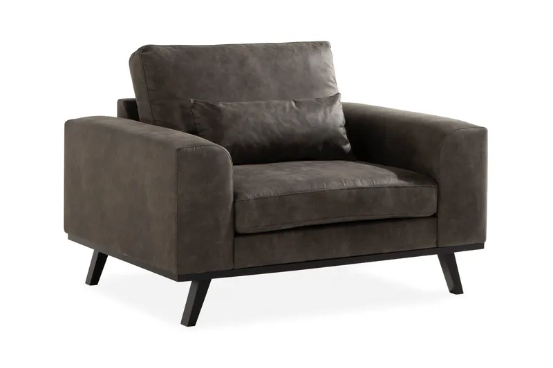 Copenhagen Fåtölj Konstläder, Mörkgrå