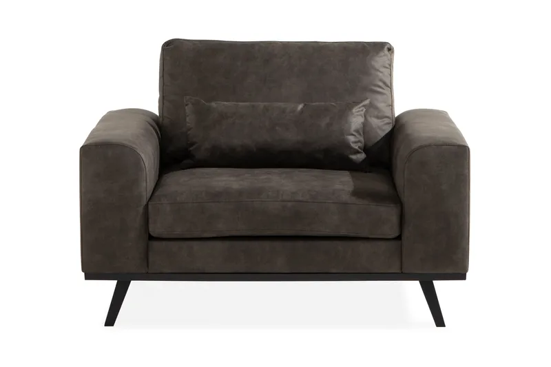 Copenhagen Fåtölj Konstläder - Mörkgrå - Möbler - Fåtölj & stolar - Fåtölj