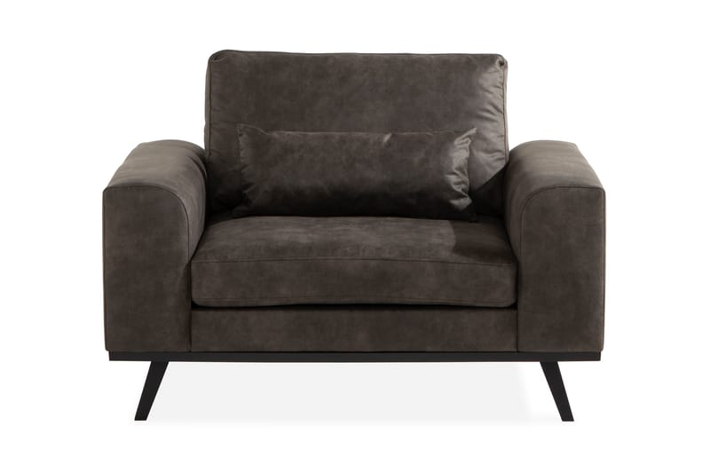 Copenhagen Fåtölj Konstläder - Mörkgrå - Möbler - Fåtölj & stolar - Fåtölj