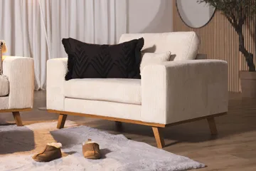 Copenhagen Fåtölj Manchester - Beige - Möbler - Fåtölj & stolar - Fåtölj