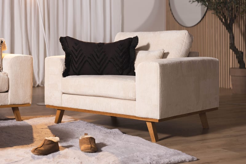 Copenhagen Fåtölj Manchester - Beige - Möbler - Fåtölj & stolar - Fåtölj