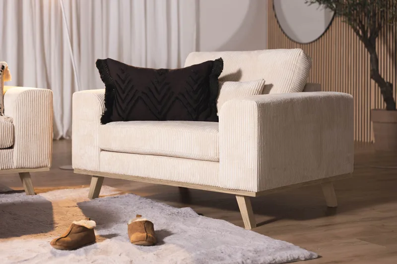Copenhagen Fåtölj Manchester - Beige - Möbler - Fåtölj & stolar - Fåtölj