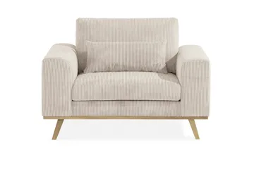 Copenhagen Fåtölj Manchester - Beige - Möbler - Fåtölj & stolar - Fåtölj
