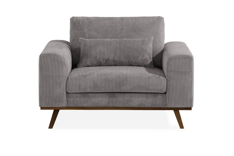 Copenhagen Fåtölj Manchester - Grå - Möbler - Fåtölj & stolar - Fåtölj