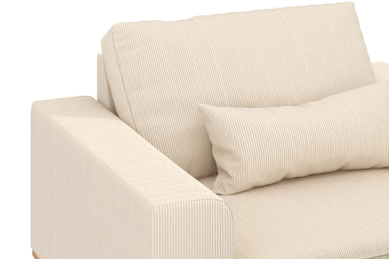 Copenhagen Fåtölj med fotpall - Ljusbeige - Möbler - Fåtölj & stolar - Fåtölj