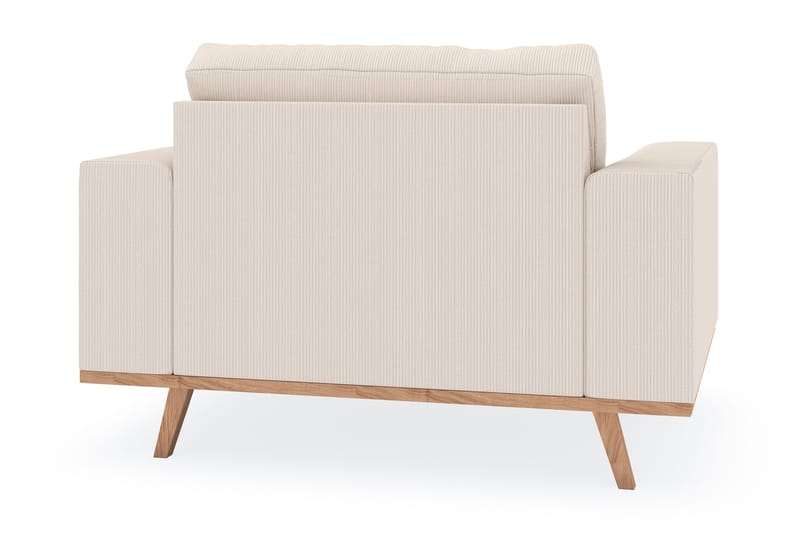 Copenhagen Fåtölj med fotpall - Ljusbeige - Möbler - Fåtölj & stolar - Fåtölj