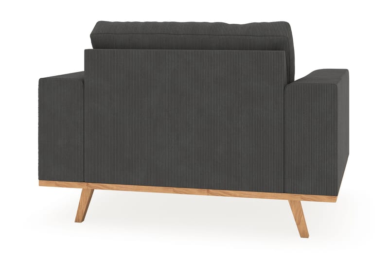 Copenhagen Fåtölj med fotpall - Mörkgrå - Möbler - Fåtölj & stolar - Fåtölj