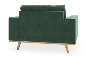 Copenhagen Fåtölj med fotpall - Mörkgrön - Möbler - Fåtölj & stolar - Fåtölj