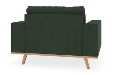 Copenhagen Fåtölj med fotpall - Mörkgrön - Möbler - Fåtölj & stolar - Fåtölj - Fåtölj med fotpall