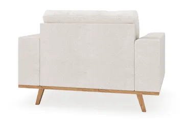 Copenhagen Fåtölj med fotpall - Vit - Möbler - Fåtölj & stolar - Fåtölj - Fåtölj med fotpall