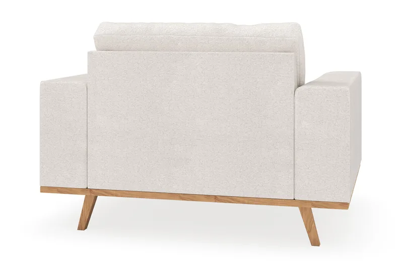 Copenhagen Fåtölj med fotpall - Vit - Möbler - Fåtölj & stolar - Fåtölj - Fåtölj med fotpall