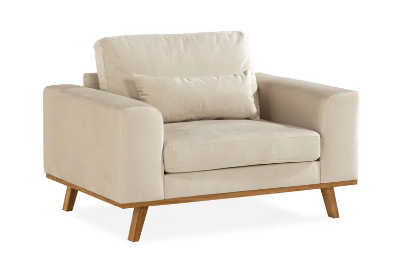 Copenhagen Fåtölj Sammet - Beige - Möbler - Fåtölj & stolar - Fåtölj
