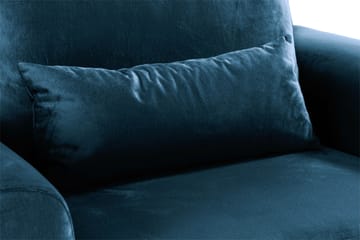 Copenhagen Sammetsfåtölj - Blå - Möbler - Fåtölj & stolar - Fåtölj - Sammetsfåtölj