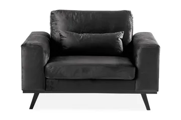 Copenhagen Sammetsfåtölj - Grå - Möbler - Fåtölj & stolar - Fåtölj - Sammetsfåtölj