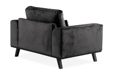 Copenhagen Sammetsfåtölj - Grå - Möbler - Fåtölj & stolar - Fåtölj - Sammetsfåtölj