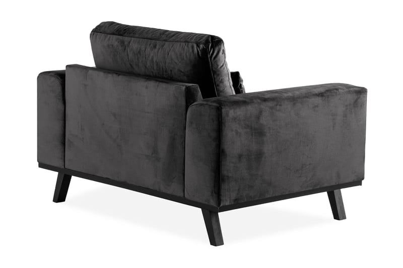 Copenhagen Sammetsfåtölj - Grå - Möbler - Fåtölj & stolar - Fåtölj - Sammetsfåtölj