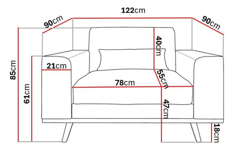 Copenhagen Sammetsfåtölj - Grå - Möbler - Fåtölj & stolar - Fåtölj - Sammetsfåtölj