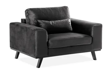 Copenhagen Sammetsfåtölj - Grå - Möbler - Fåtölj & stolar - Fåtölj - Sammetsfåtölj