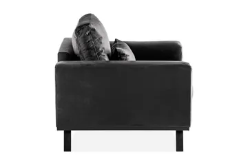 Copenhagen Sammetsfåtölj - Grå - Möbler - Fåtölj & stolar - Fåtölj - Sammetsfåtölj