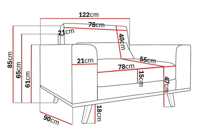 Copenhagen Sammetsfåtölj - Grön - Möbler - Fåtölj & stolar - Fåtölj - Sammetsfåtölj
