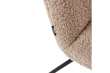 Fåtölj Cotulla - Beige, svart/Bouclé - Möbler - Fåtölj & stolar - Fåtölj