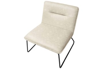 Fåtölj Cotulla - Beige/Konstläder - Möbler - Fåtölj & stolar - Fåtölj