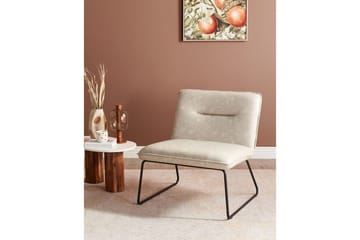 Fåtölj Cotulla - Beige/Konstläder - Möbler - Fåtölj & stolar - Fåtölj