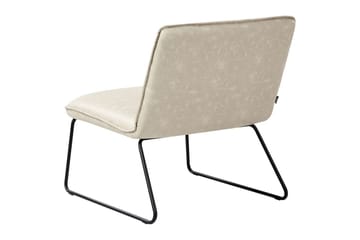 Fåtölj Cotulla - Beige/Konstläder - Möbler - Fåtölj & stolar - Fåtölj