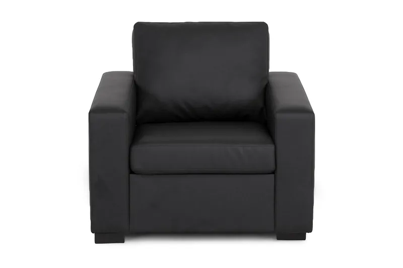 Crazy Fåtölj - Svart Konstläder - Möbler - Fåtölj & stolar - Fåtölj