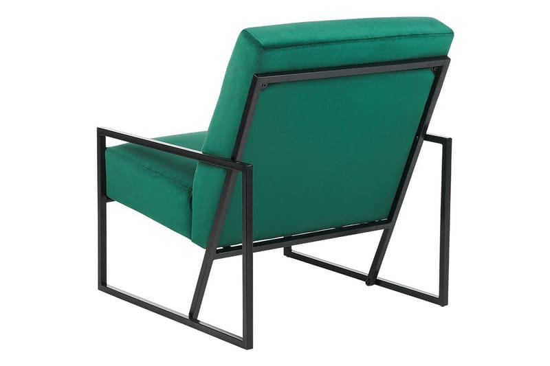 Fåtölj Delary - Grön, Svart - Möbler - Fåtölj & stolar - Fåtölj