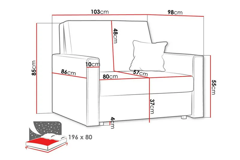 Denegal Fåtölj - Möbler - Fåtölj & stolar - Fåtölj
