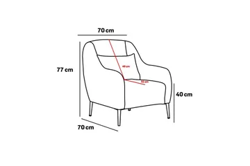 Devika Fåtölj - Ljusbeige - Möbler - Fåtölj & stolar - Fåtölj