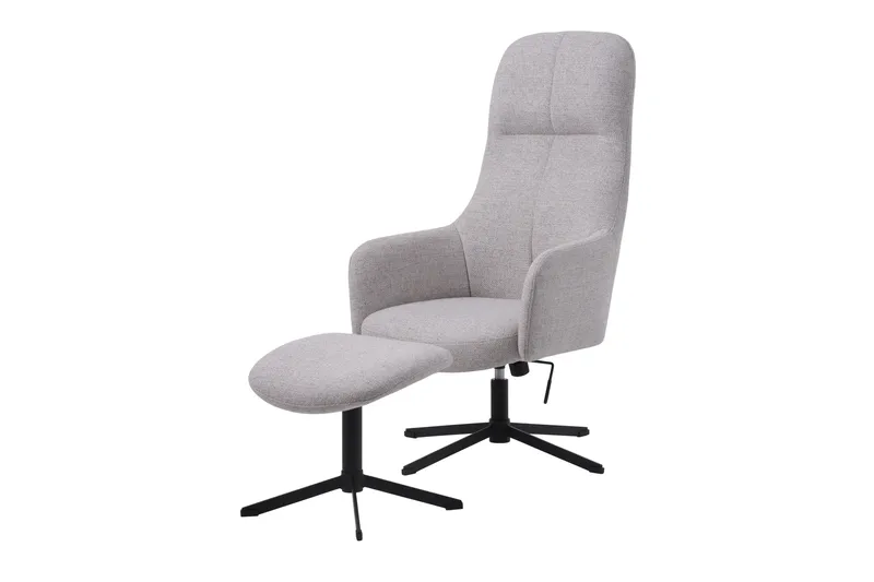 Dominique Reclinerfåtölj, Ljusgrå