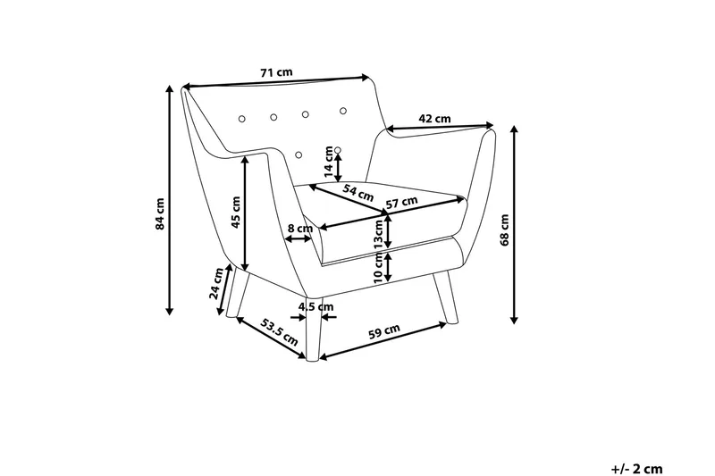 Drammen Fåtölj - Grå - Möbler - Fåtölj & stolar - Fåtölj