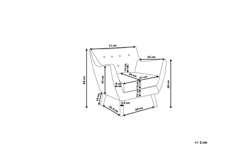Drammen Fåtölj - Rosa - Möbler - Fåtölj & stolar - Fåtölj