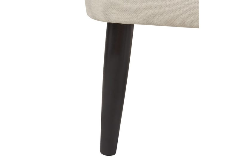 Fåtölj Dvenberg - Beige, svart, ljust trä - Möbler - Fåtölj & stolar - Fåtölj