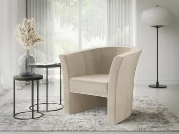 Dynir Fåtölj - beige - Möbler - Fåtölj & stolar - Fåtölj - Clubfåtölj