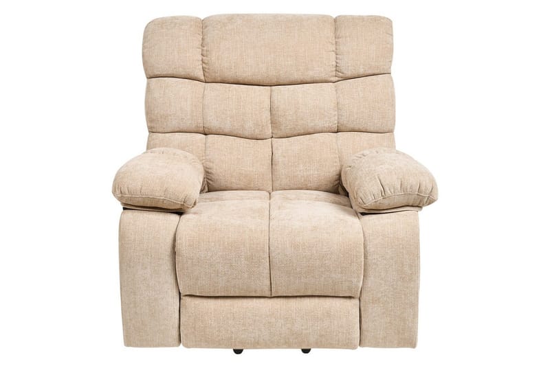 Elektrisk reclinerfåtölj Ares Beige - Beige - Möbler - Fåtölj & stolar - Fåtölj - Liggfåtölj