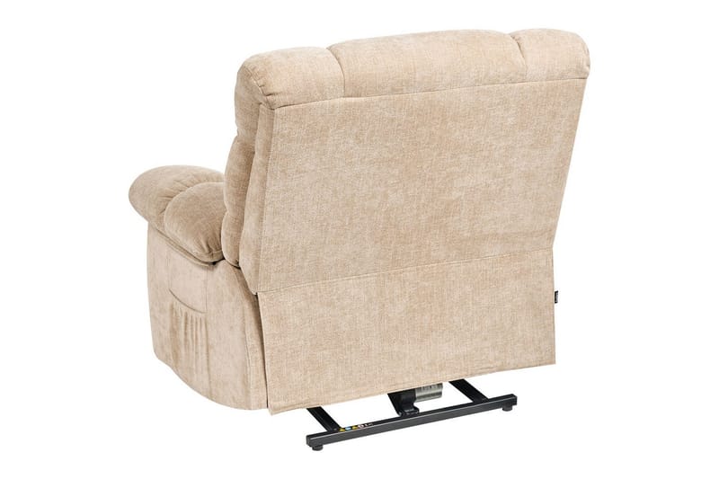 Elektrisk reclinerfåtölj Ares Beige - Beige - Möbler - Fåtölj & stolar - Fåtölj - Liggfåtölj