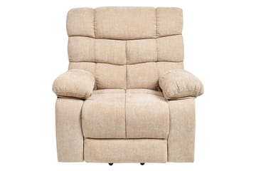 Elektrisk reclinerfåtölj Ares Beige - Beige - Möbler - Fåtölj & stolar - Fåtölj - Biofåt ölj & reclinerfåtölj