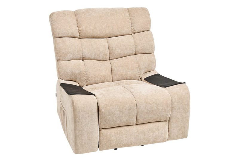 Elektrisk reclinerfåtölj Ares Beige - Beige - Möbler - Fåtölj & stolar - Fåtölj - Biofåtölj & reclinerfåt ölj