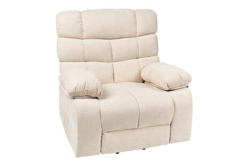 Elektrisk reclinerfåtölj Ares Ljusbeige - Ljusbeige - Möbler - Fåtölj & stolar - Fåtölj - Liggfåtölj