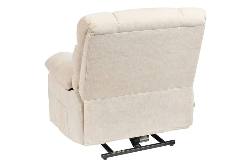 Elektrisk reclinerfåtölj Ares Ljusbeige - Ljusbeige - Möbler - Fåtölj & stolar - Fåtölj - Liggfåtölj