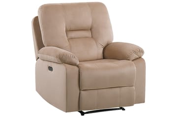 Elektrisk reclinerfåtölj Bergen Beige - Beige - Möbler - Fåtölj & stolar - Fåtölj - Liggfåtölj