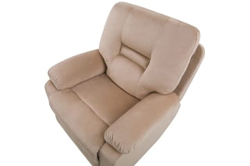 Elektrisk reclinerfåtölj Bergen Beige - Beige - Möbler - Fåtölj & stolar - Fåtölj - Liggfåtölj